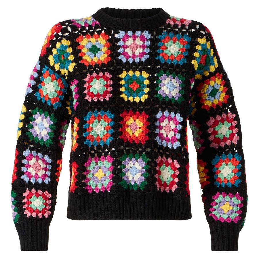 Mc2 Saint Barth Maglia da donna multicolore all'uncinetto Promozione
