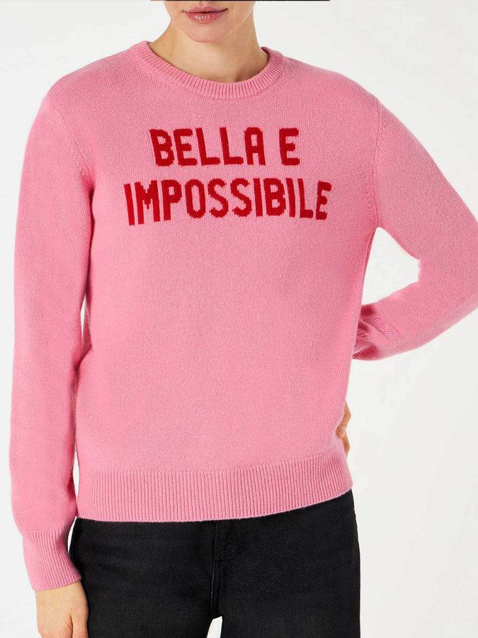 Mc2 Saint Barth Maglia da donna con stampa Bella e Impossibile