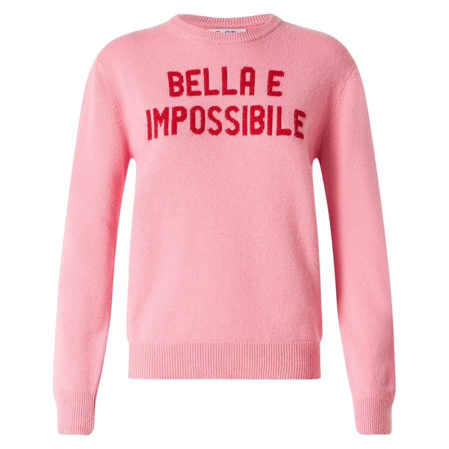 Mc2 Saint Barth Maglia da donna con stampa Bella e Impossibile Offerta settimanale
