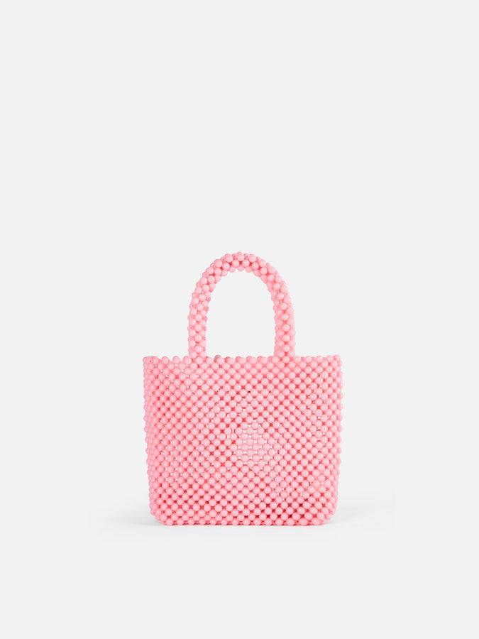 Mc2 Saint Barth Borsa piccola con perline di fiori rosa Promozione Limitata
