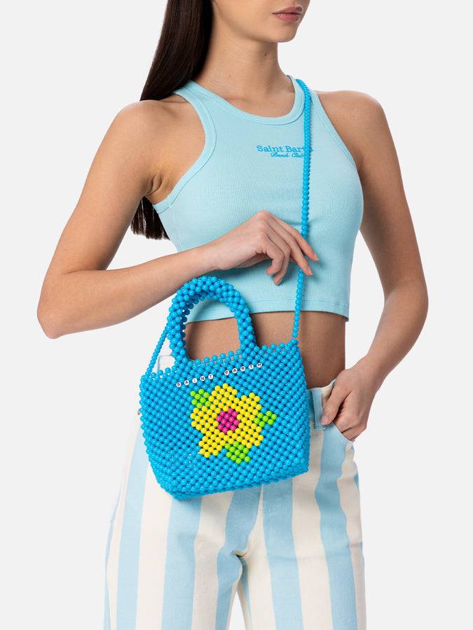 Mc2 Saint Barth Multicolor Beaded Small Bag Fino Al -60%