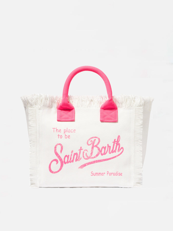 Mc2 Saint Barth Off-white cotton canvas Colette handbag Convenienza