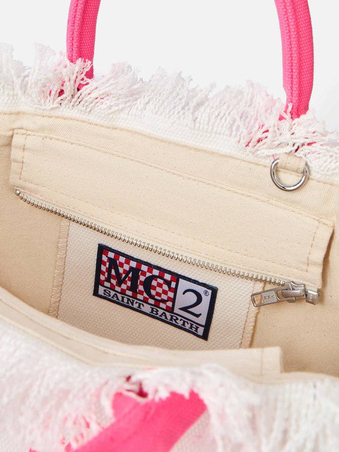 Mc2 Saint Barth Off-white cotton canvas Colette handbag Convenienza