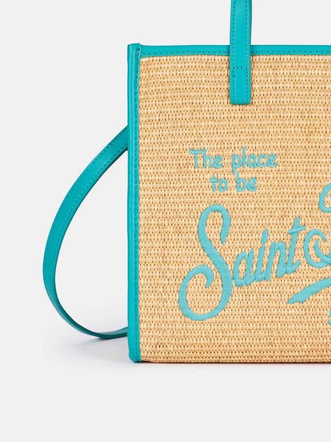 Mc2 Saint Barth Borsa Midi Vivian in paglia beige Offerta