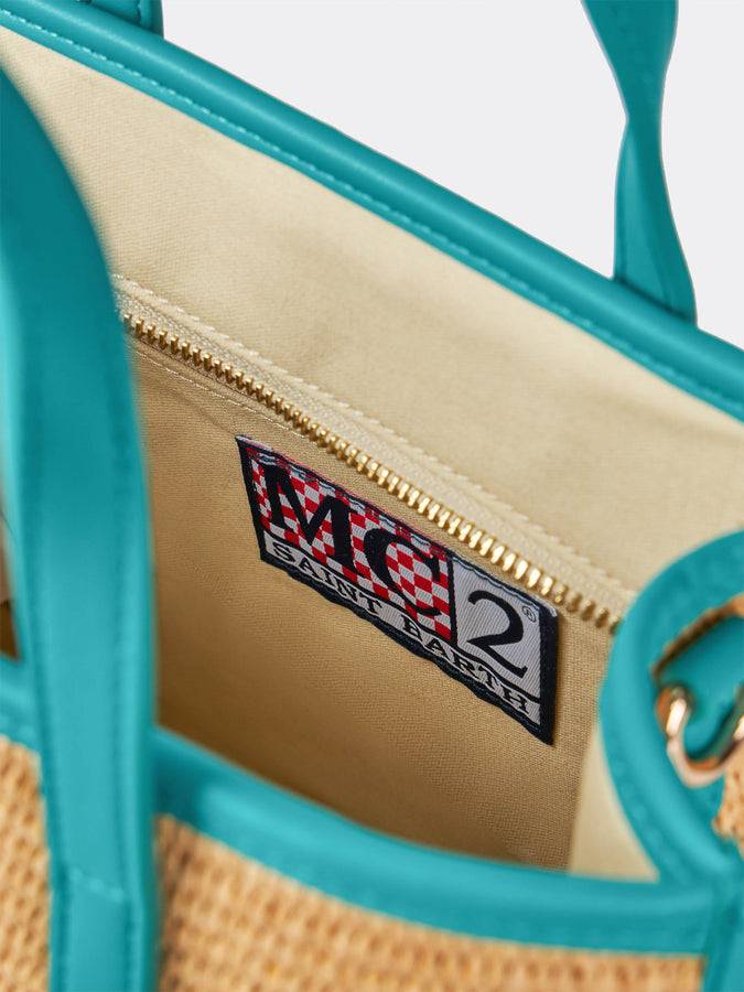 Mc2 Saint Barth Borsa Midi Vivian in paglia beige Offerta