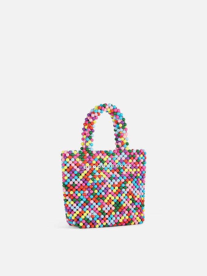 Mc2 Saint Barth Borsa piccola con perline multicolor Online