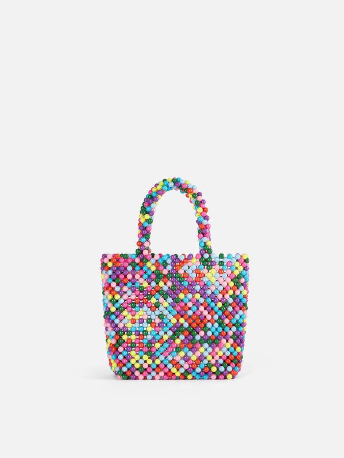 Mc2 Saint Barth Borsa piccola con perline multicolor Online