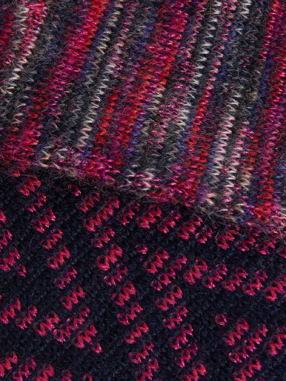 Missoni Guanti in maglia di lana e mohair con multi-lavorazione Negozio