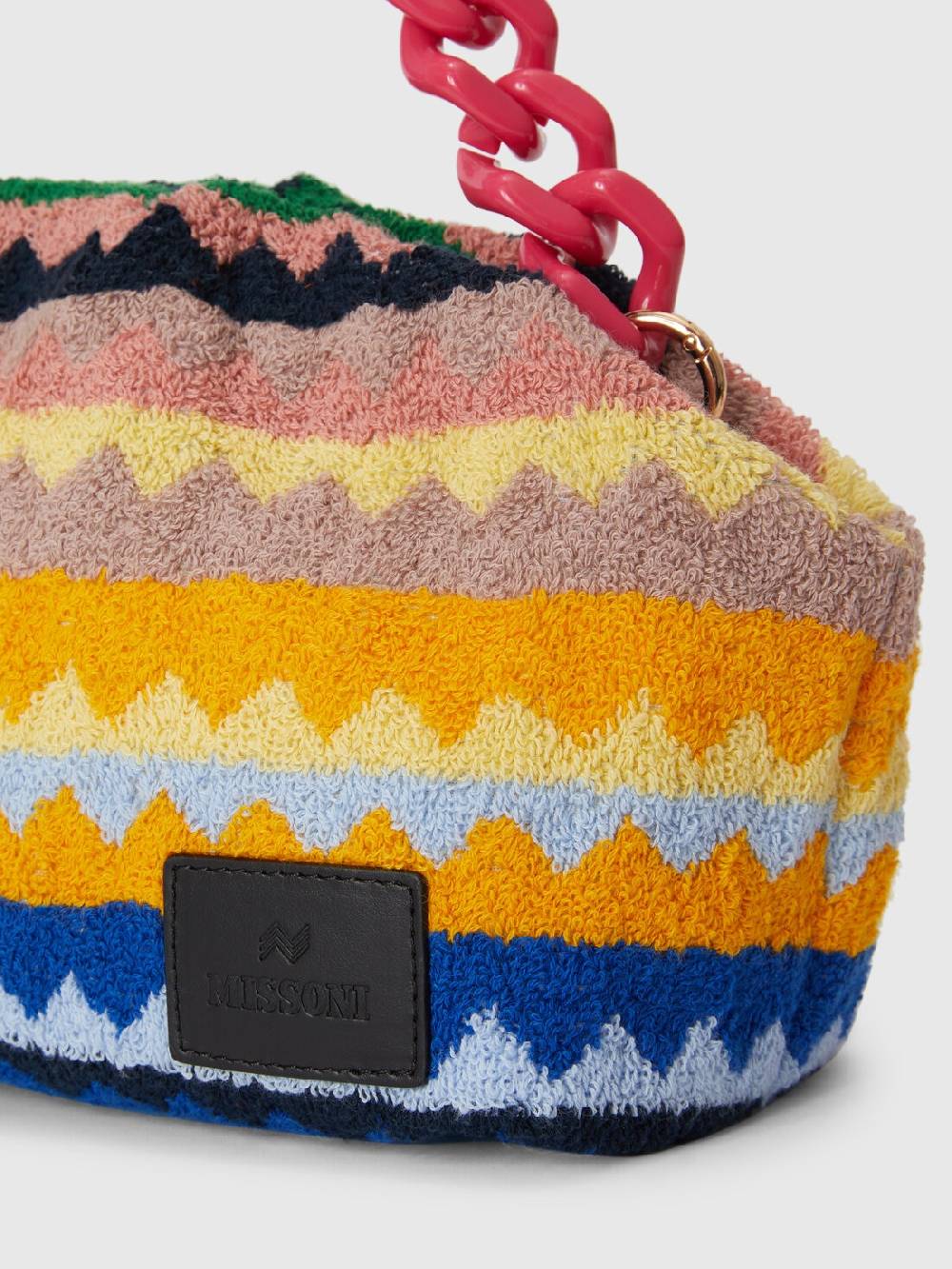 Missoni Clutch in spugna di cotone zig zag Moda