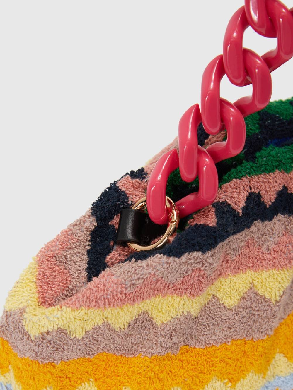 Missoni Clutch in spugna di cotone zig zag Moda