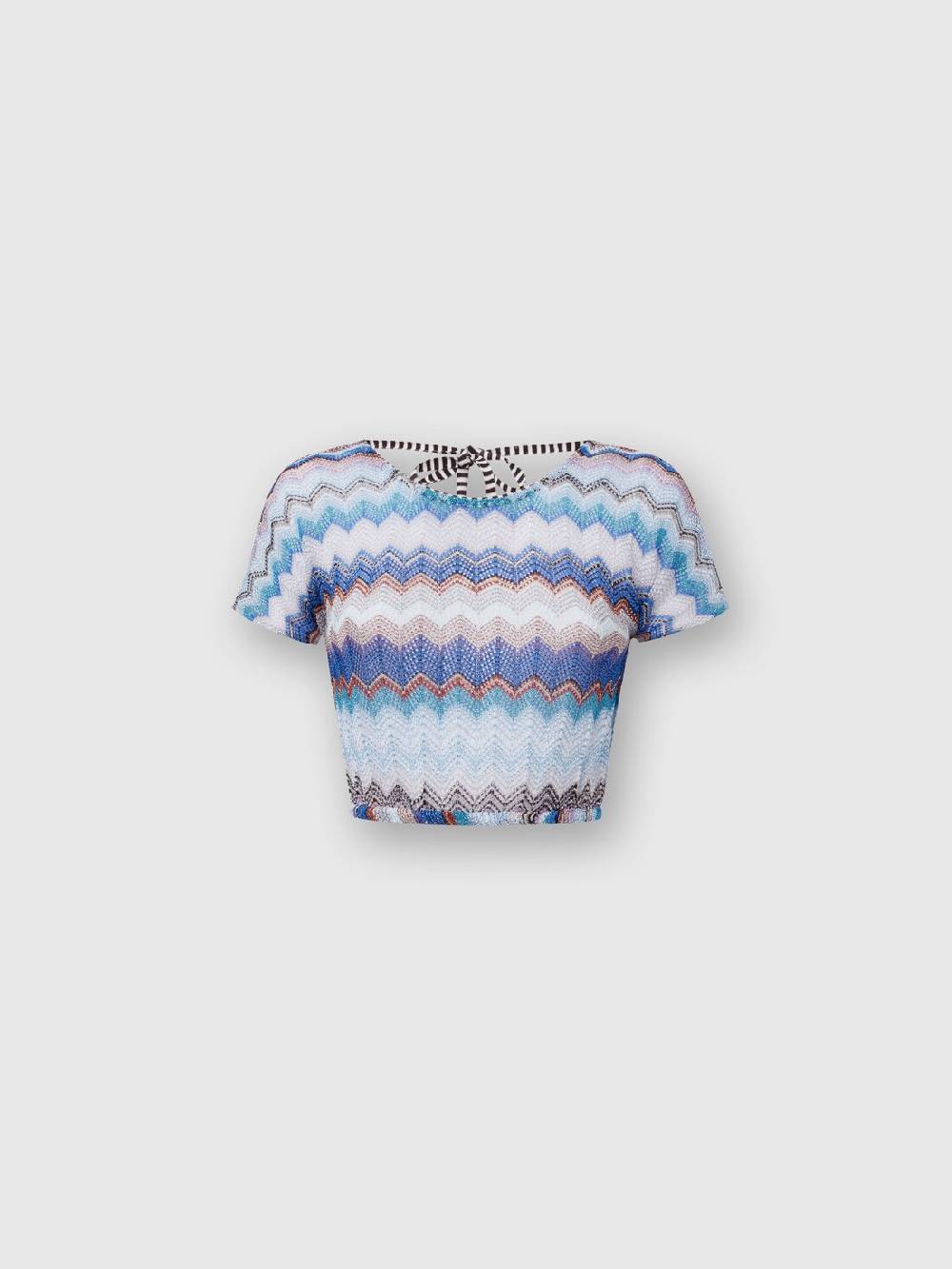 Missoni Crop top crochet con schiena scoperta Italy