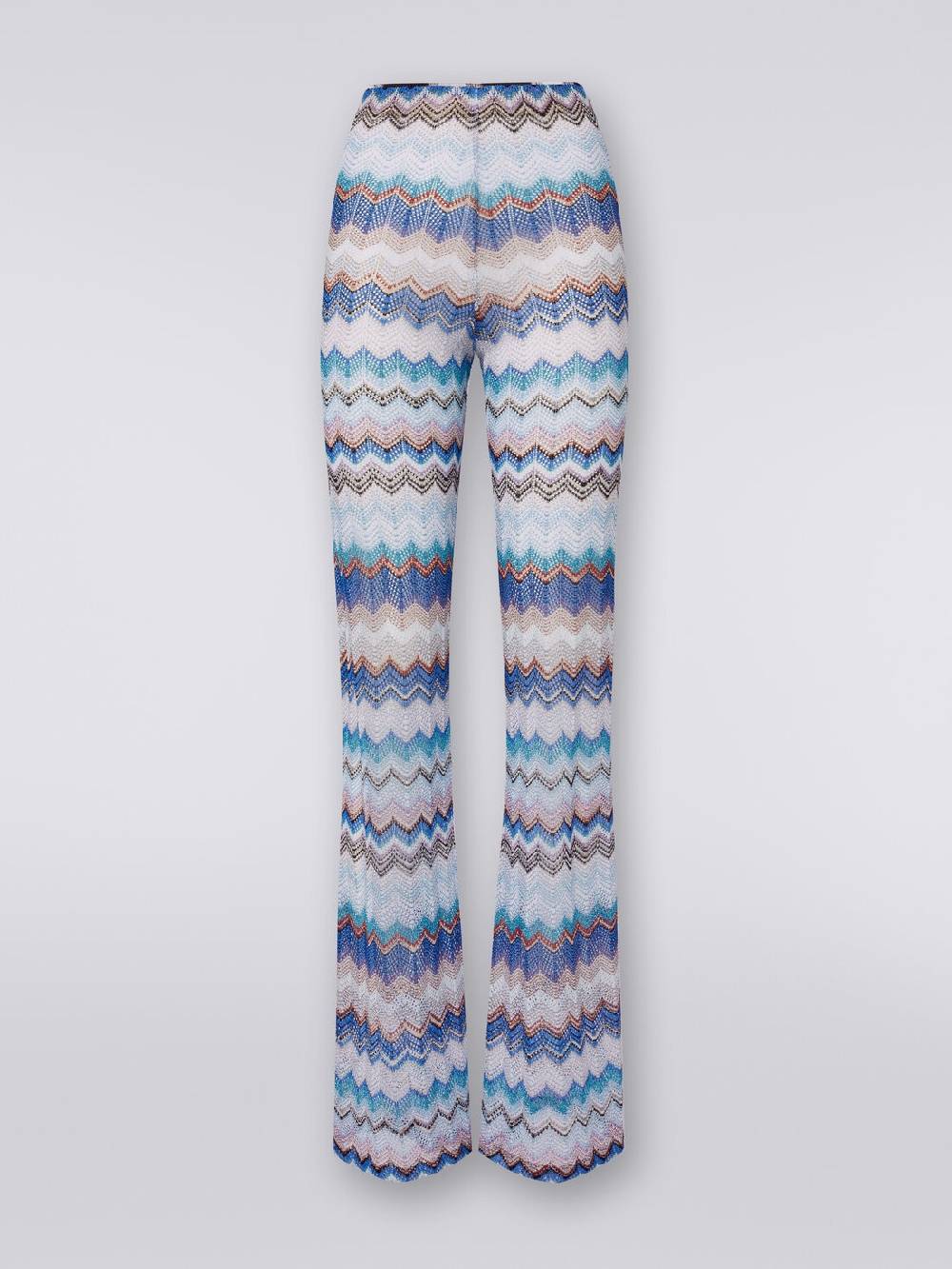 Missoni Pantaloni copricostume in crochet zig zag con lurex Italia
