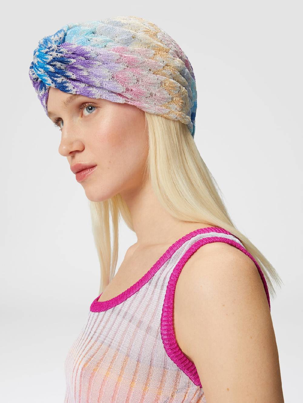 Missoni Turbante in viscosa lamé In Linea