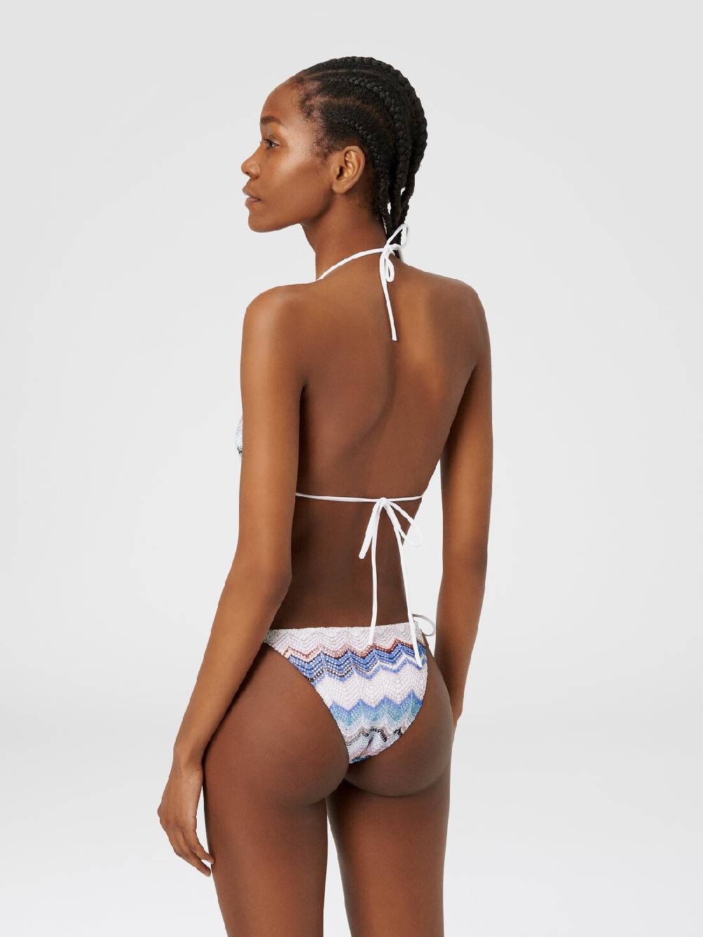 Missoni Bikini crochet zig zag con lurex Nuovo