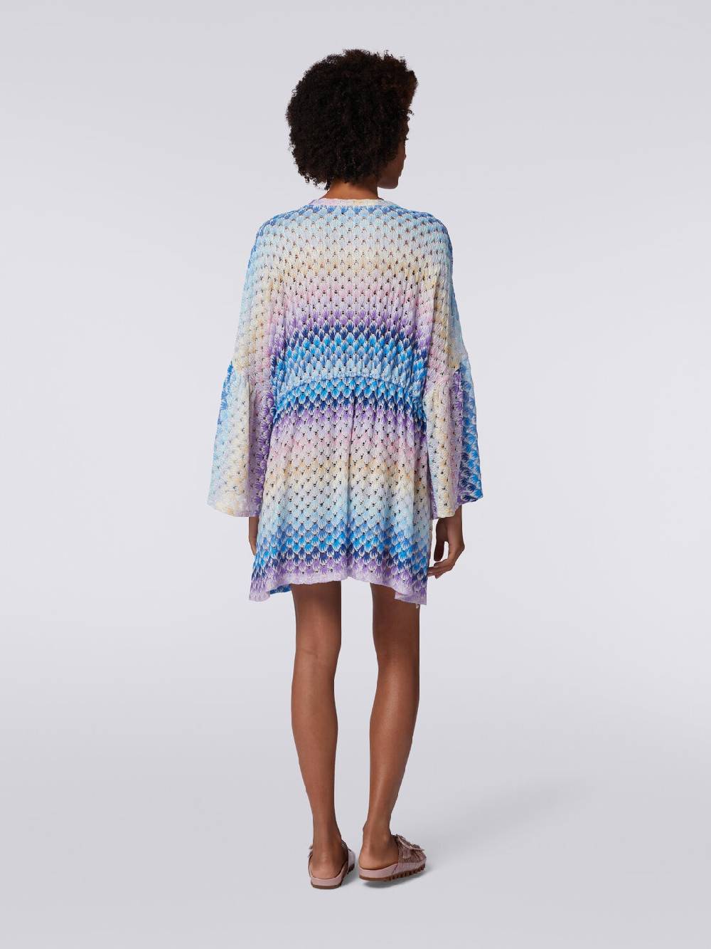 Missoni Caftano copricostume corto effetto pizzo con lurex Qualità