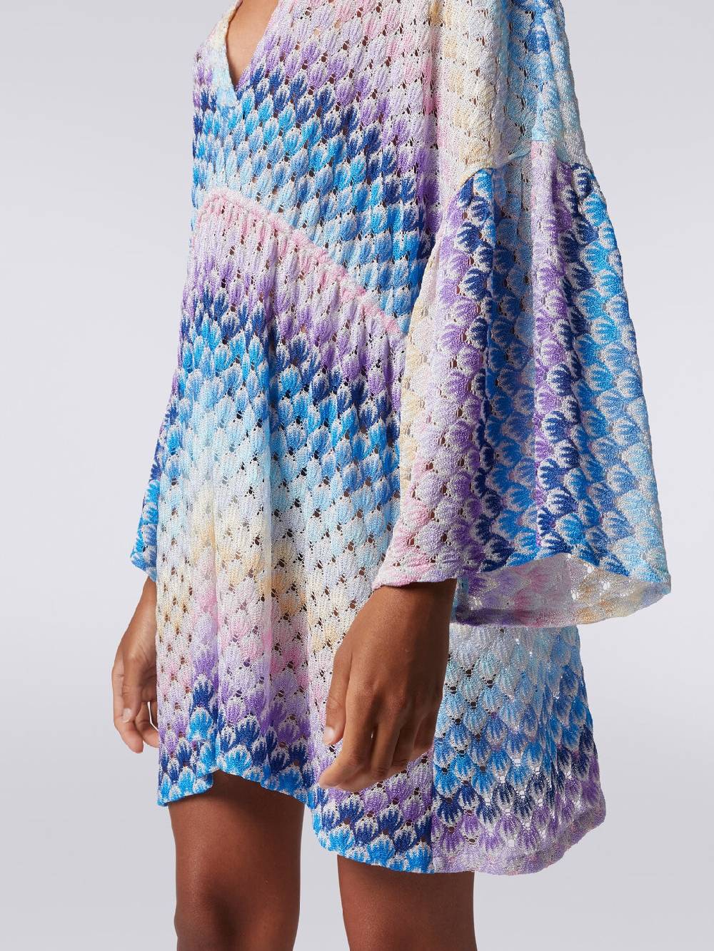 Missoni Caftano copricostume corto effetto pizzo con lurex Qualità