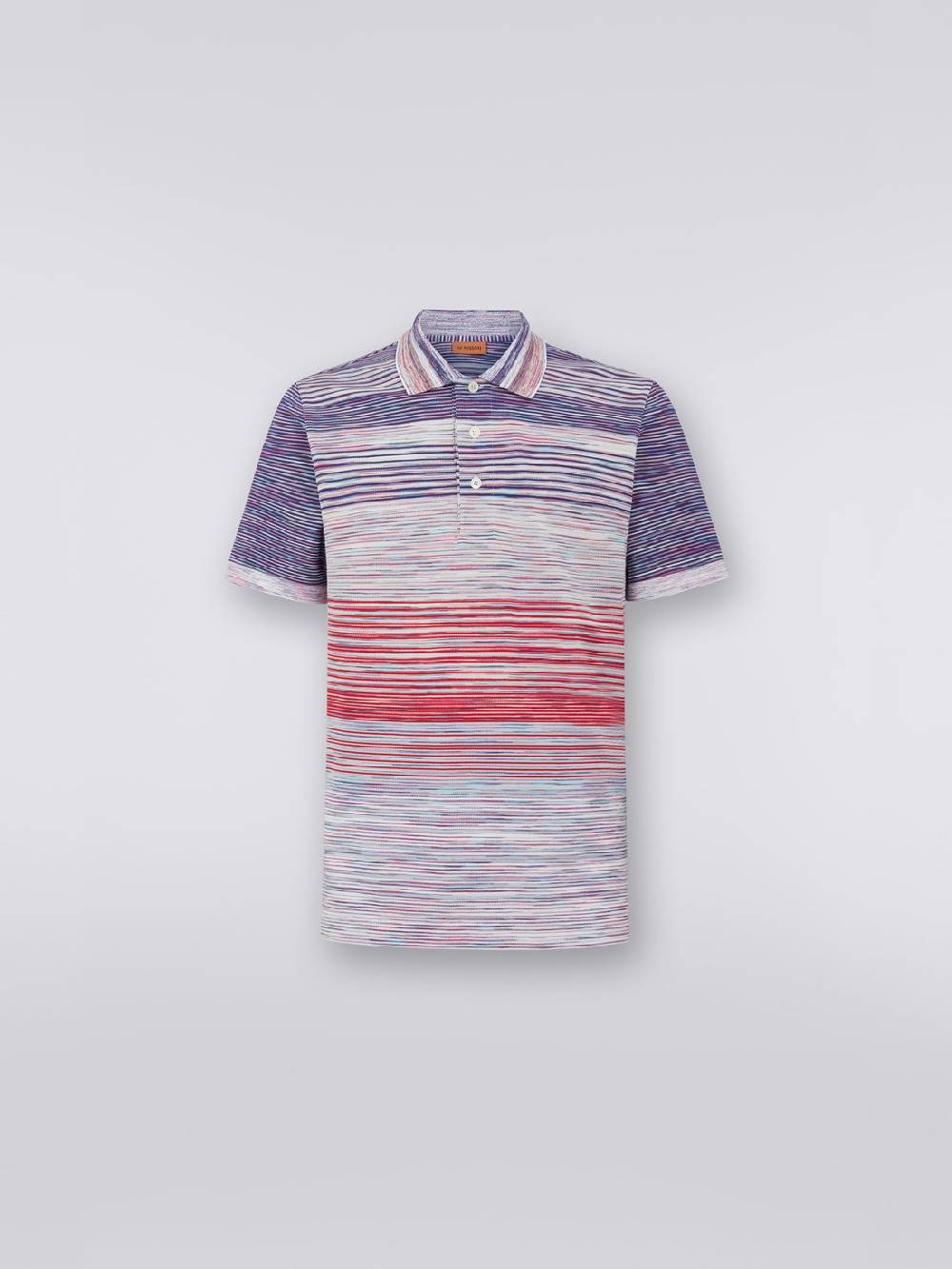 Missoni Polo in piquet di cotone fiammato Pezzi Unici
