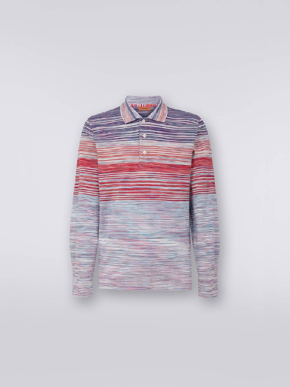 Missoni Polo a maniche lunghe in viscosa fiammata Soddisfazione Garantita