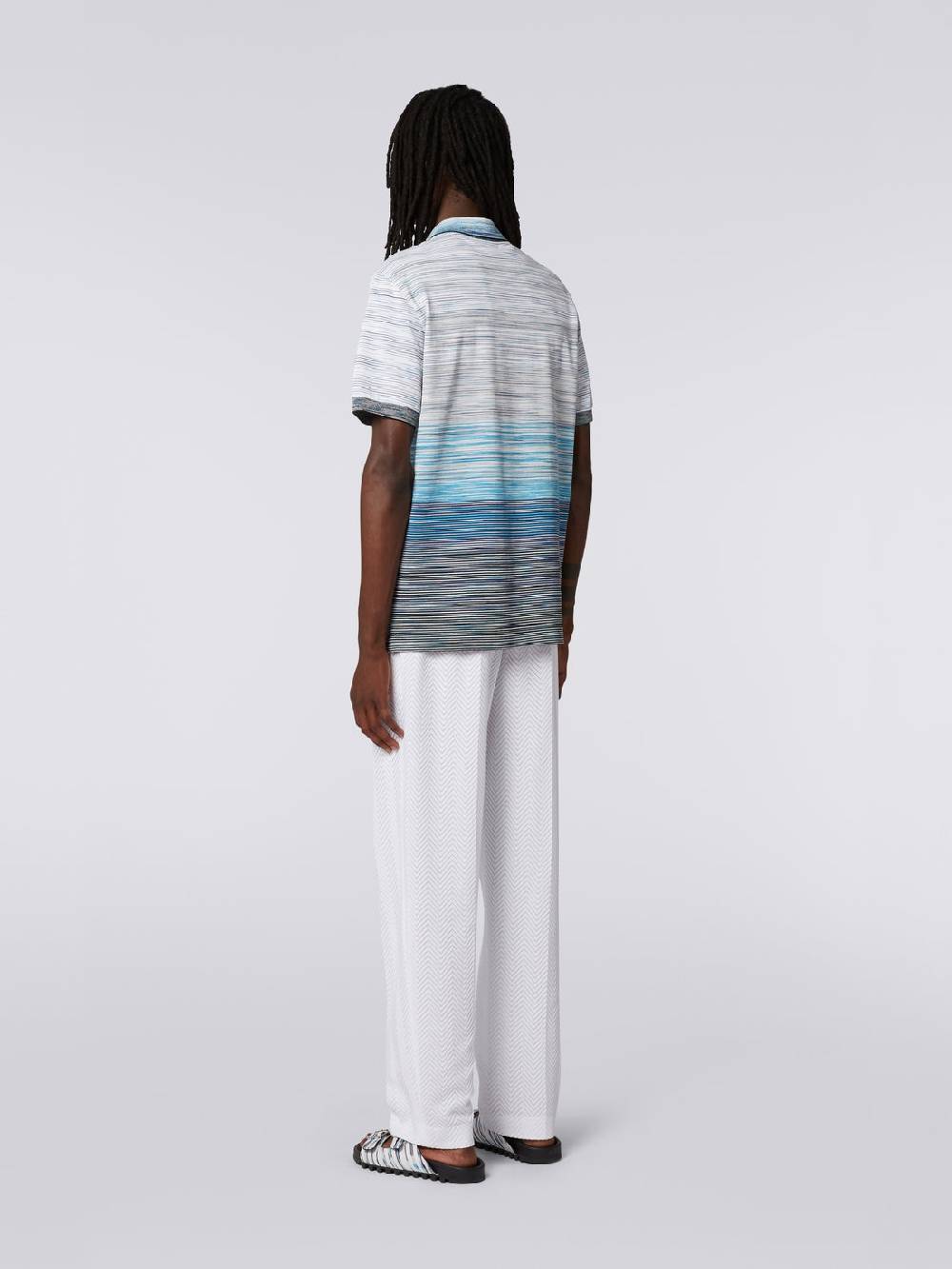 Missoni Polo in piquet di cotone fiammato Qualità Garantita