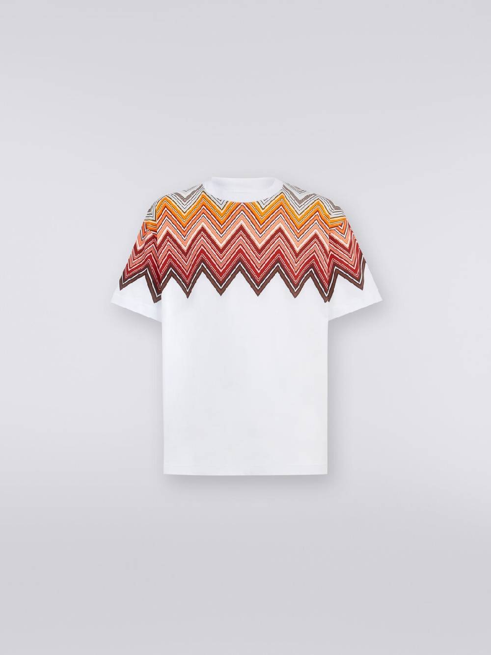 Missoni T-shirt oversize in cotone con stampa macro zig zag Fino Al -60%