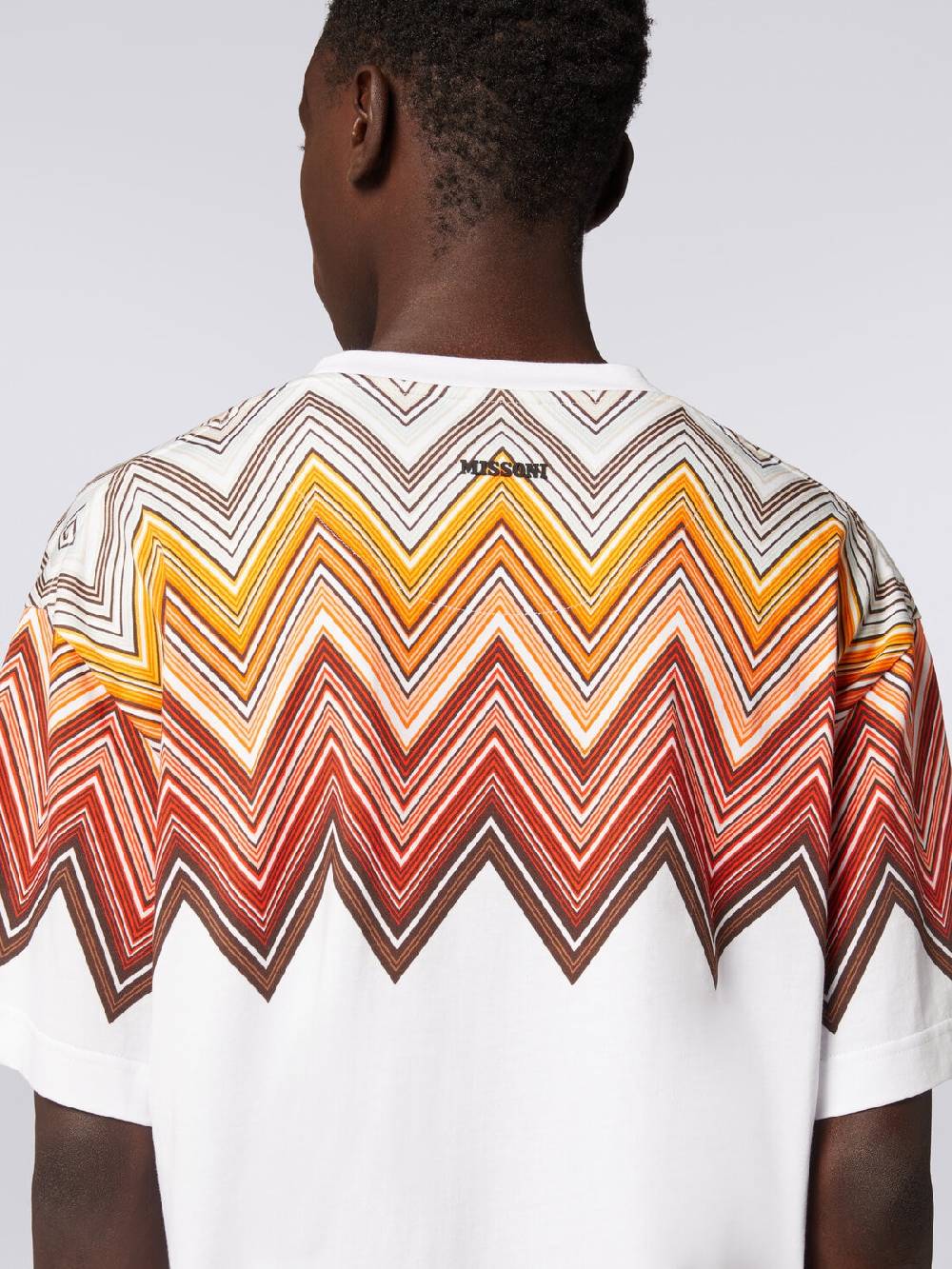 Missoni T-shirt oversize in cotone con stampa macro zig zag Fino Al -60%