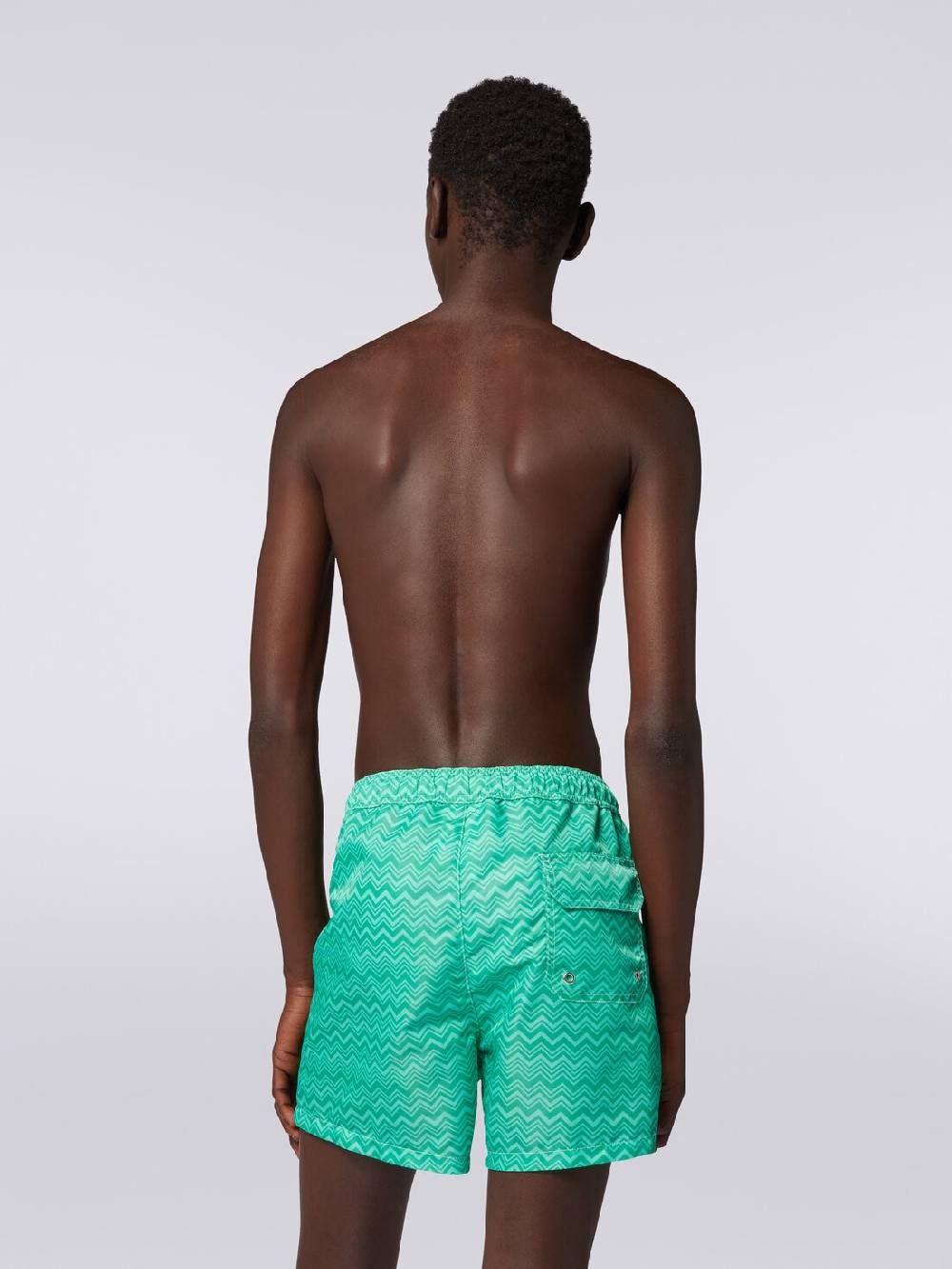 Missoni Boxer mare con stampa zig zag tonale Shopping Online