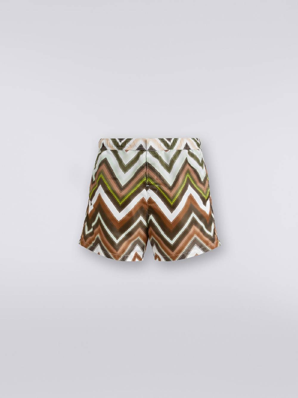 Missoni Boxer mare in nylon con macro-zig zag in gradazione Online