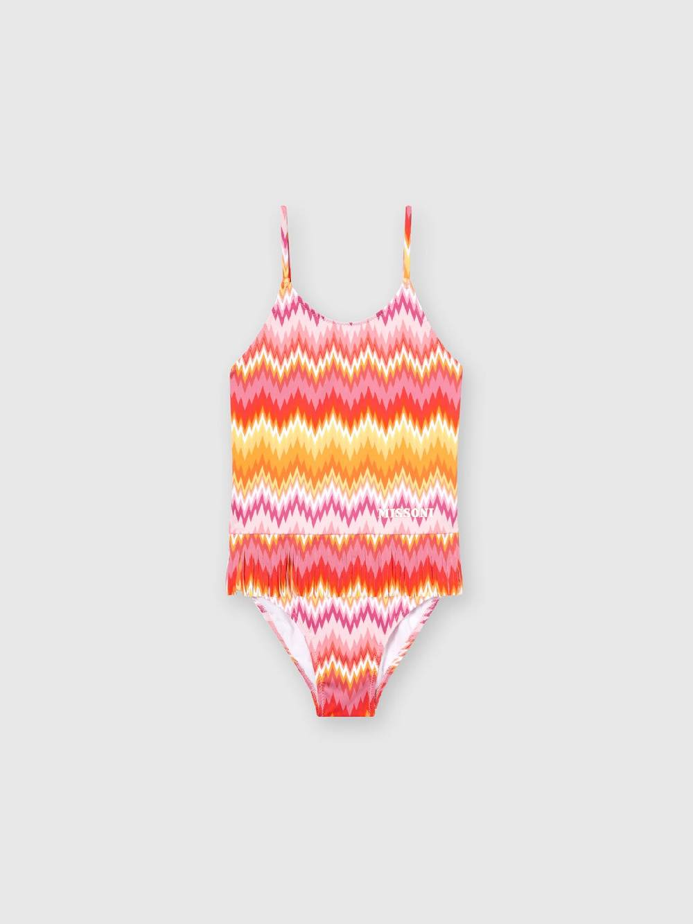 Missoni Costume intero chevron con scritta logo Outlet