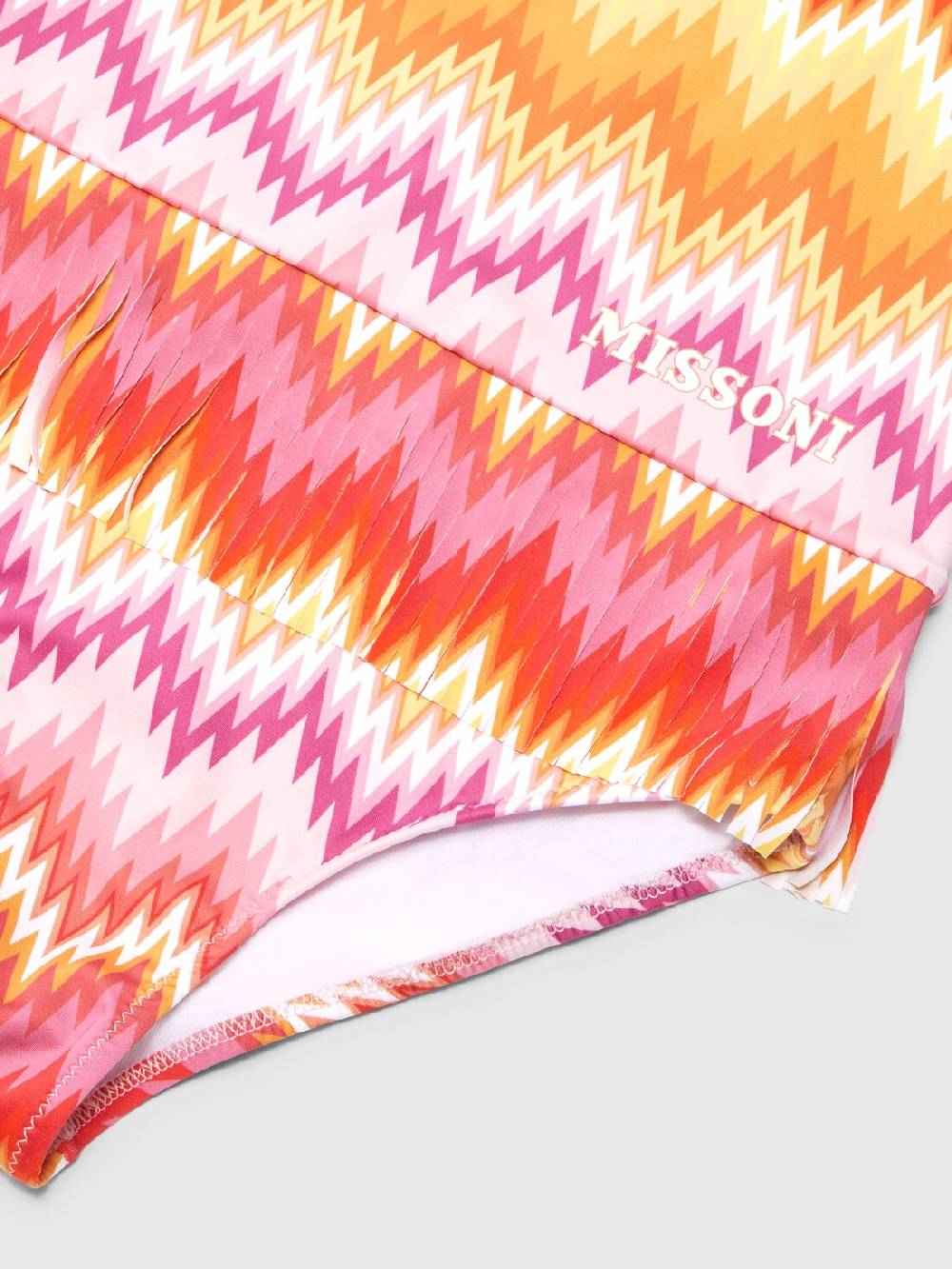 Missoni Costume intero chevron con scritta logo Outlet