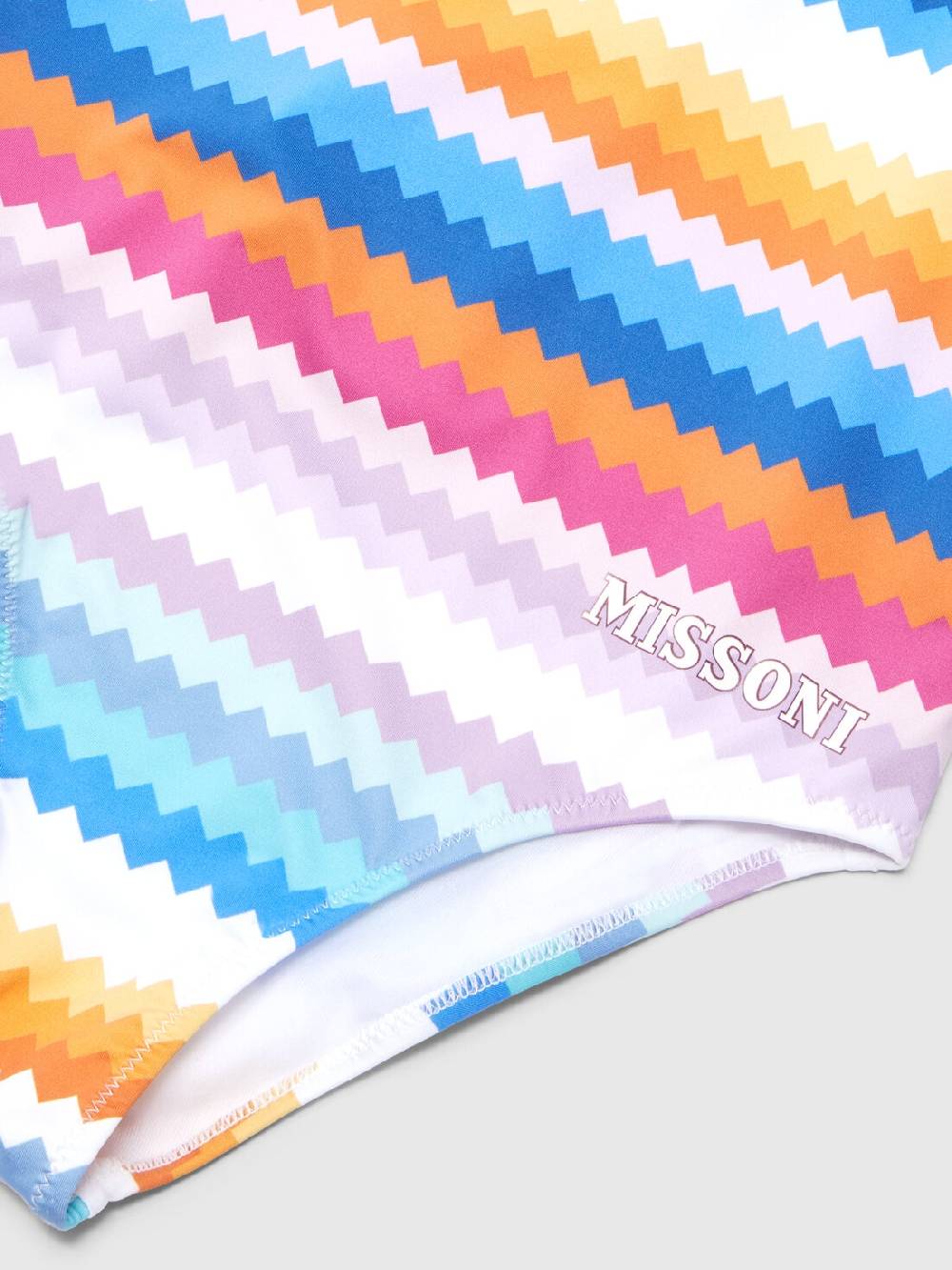 Missoni Costume intero zig zag con scritta logo Offerte