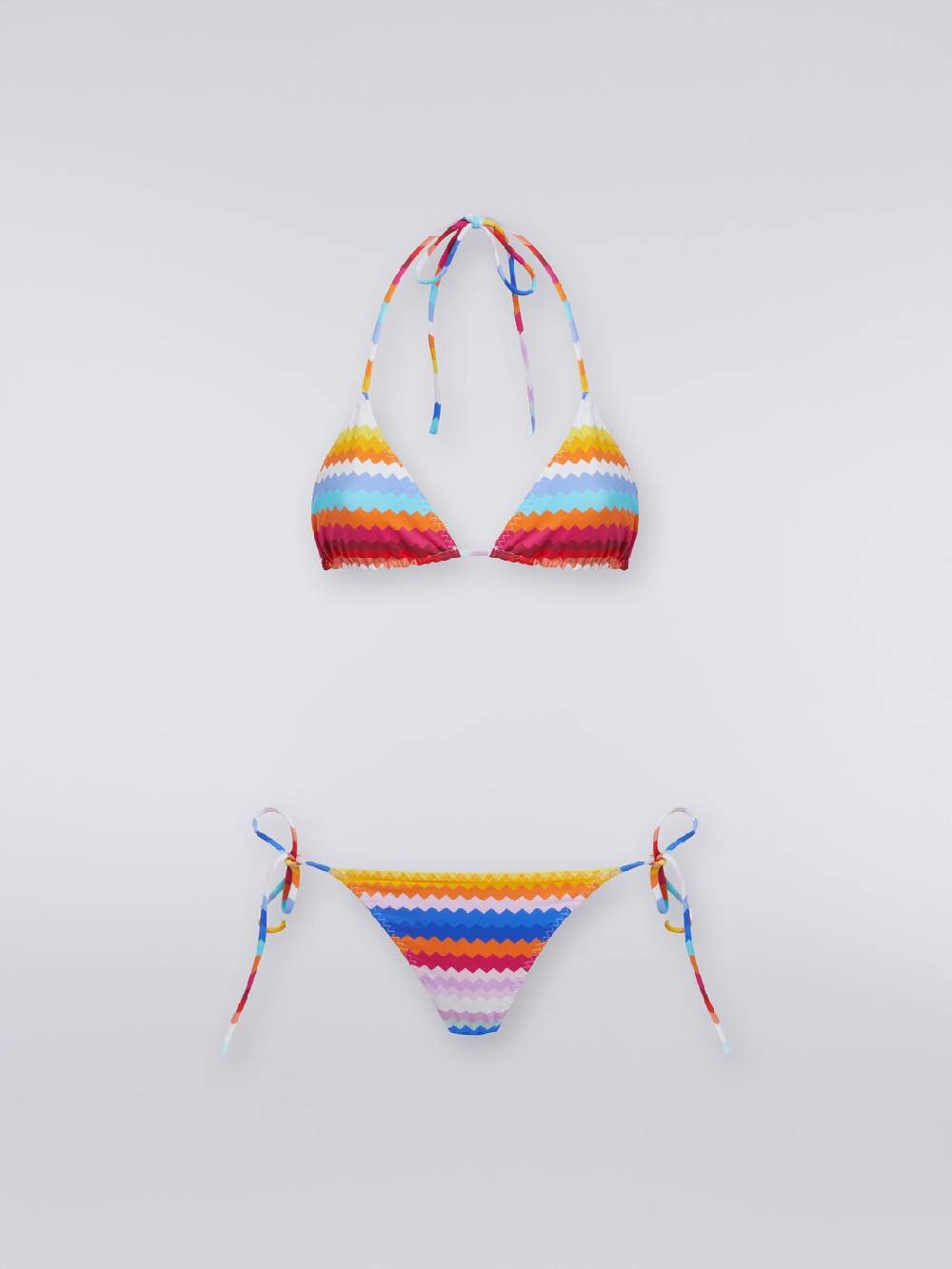Missoni Bikini in nylon stretch stampa zig zag Italia