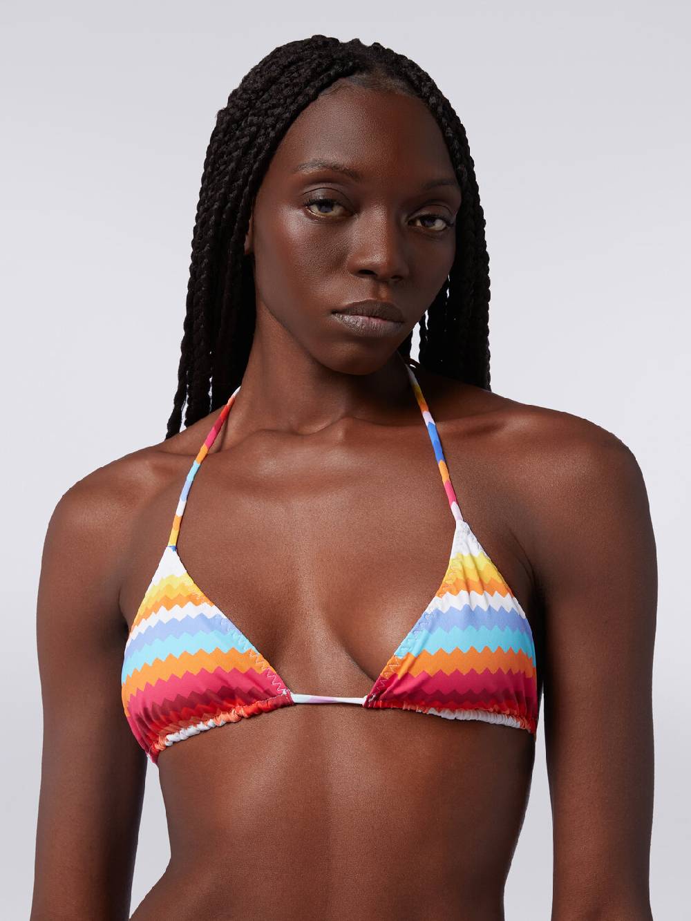 Missoni Bikini in nylon stretch stampa zig zag Italia