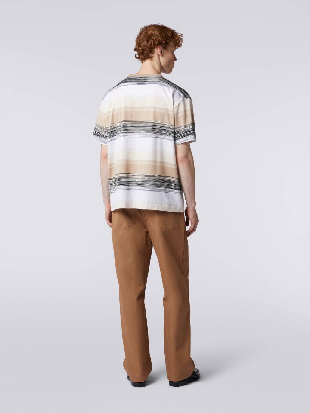Missoni T-shirt a maniche corte in cotone con inserti fiammati Vendita