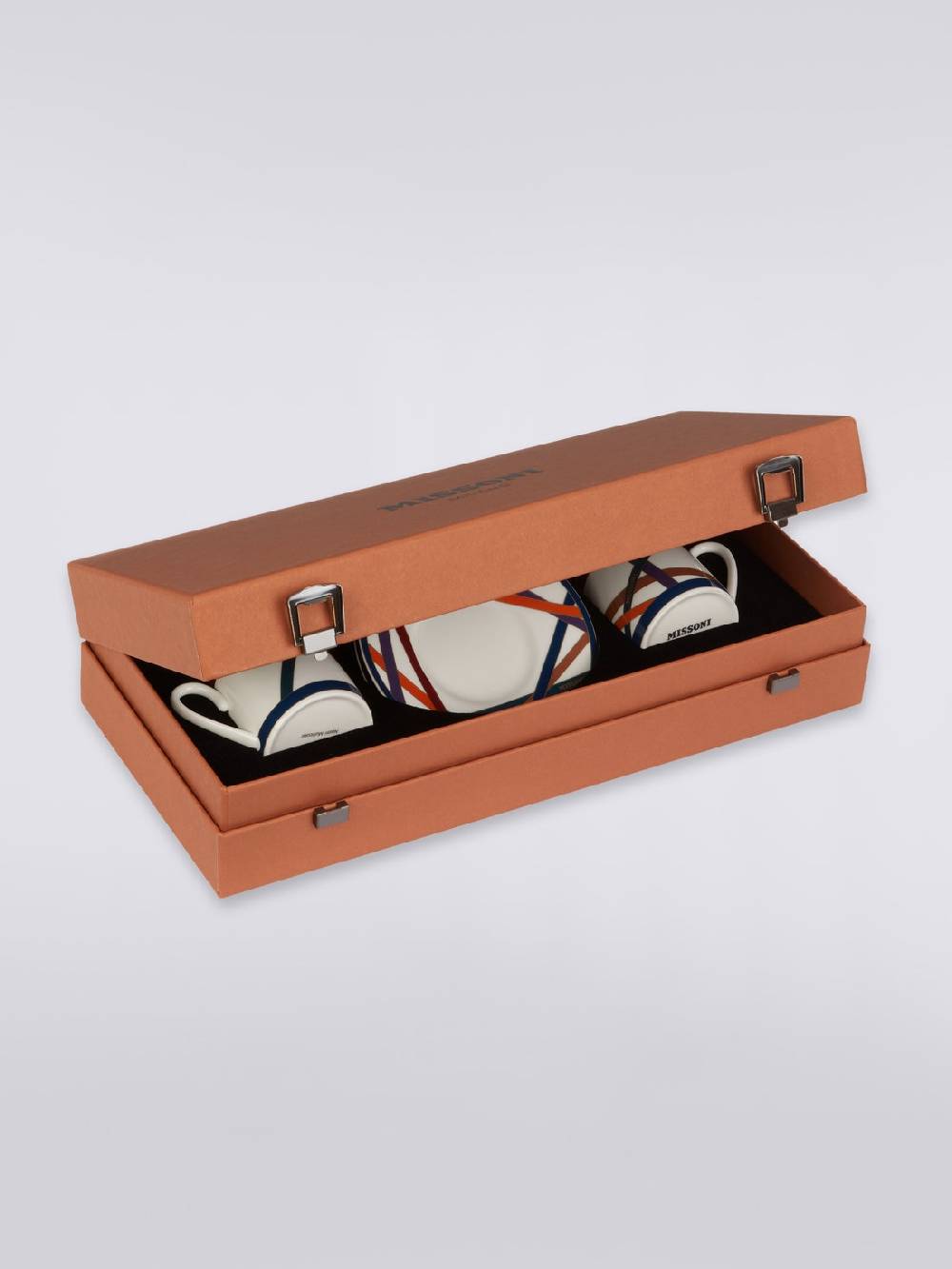 Missoni Nastri Tazza Caffe Set 2 Pz C/Piattino Spedizione Gratuita
