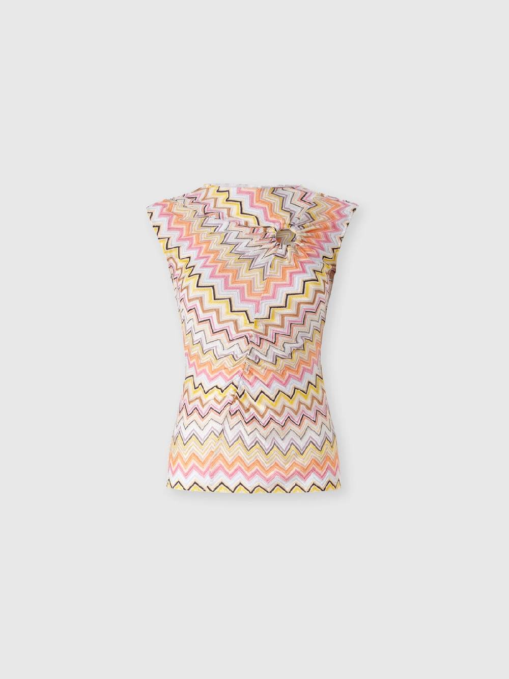 Missoni Top senza maniche con scollatura arricciata Fino Al -60%