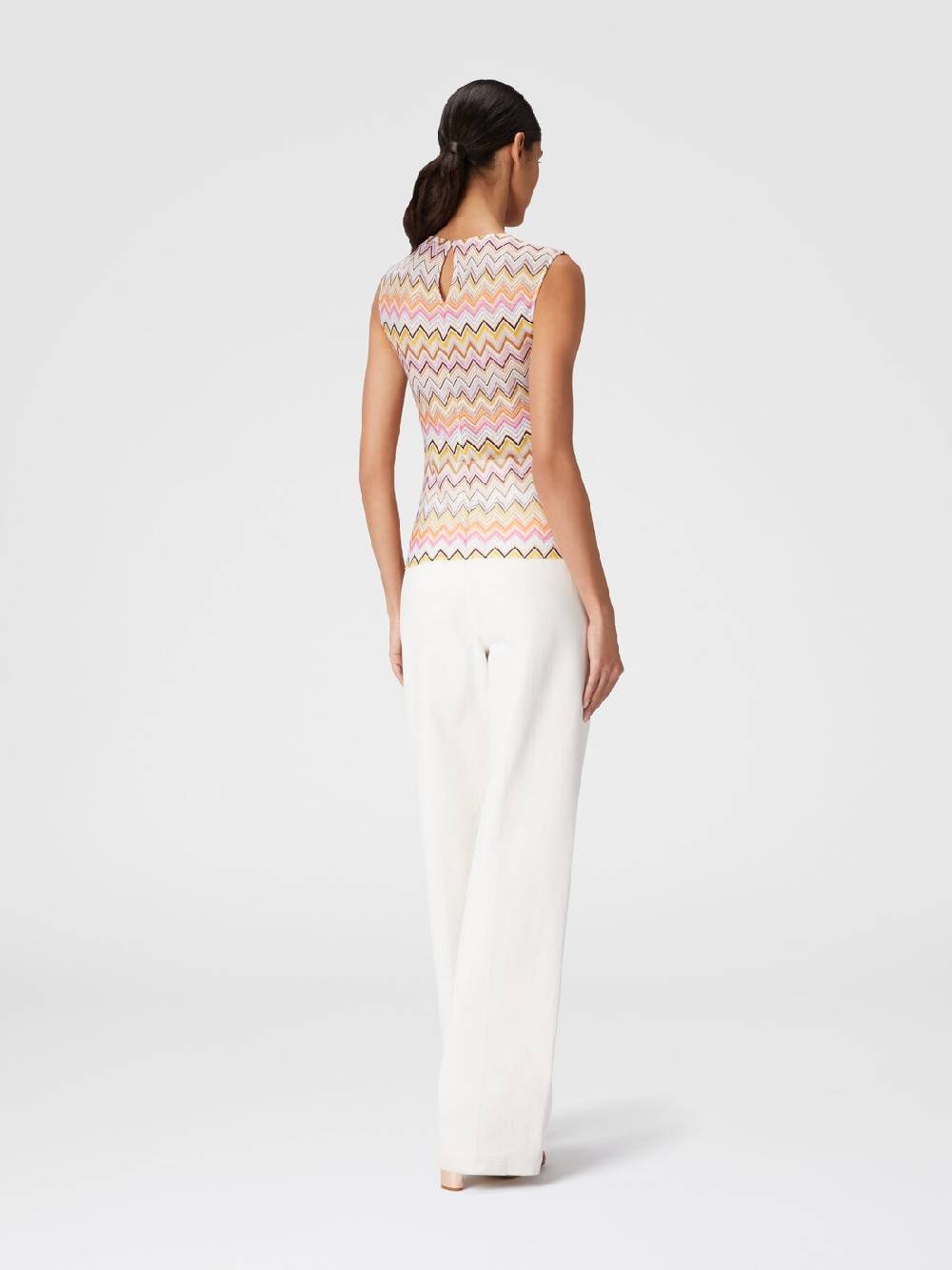 Missoni Top senza maniche con scollatura arricciata Fino Al -60%