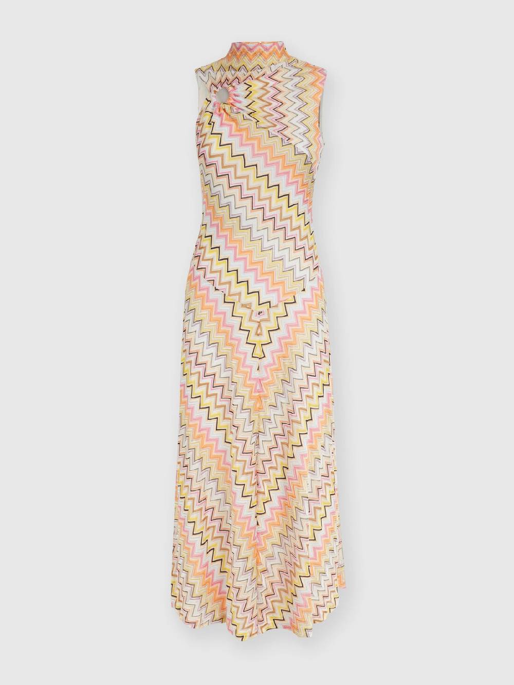 Missoni Abito lungo senza maniche con scollatura arricciata Shopping Online