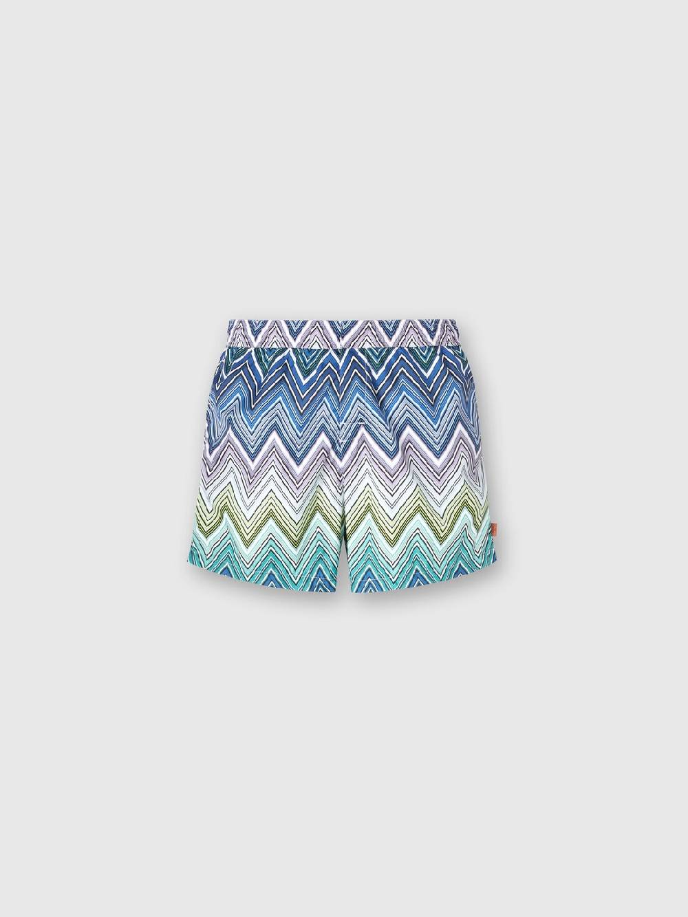 Missoni Boxer mare con stampa macro zig zag Presa