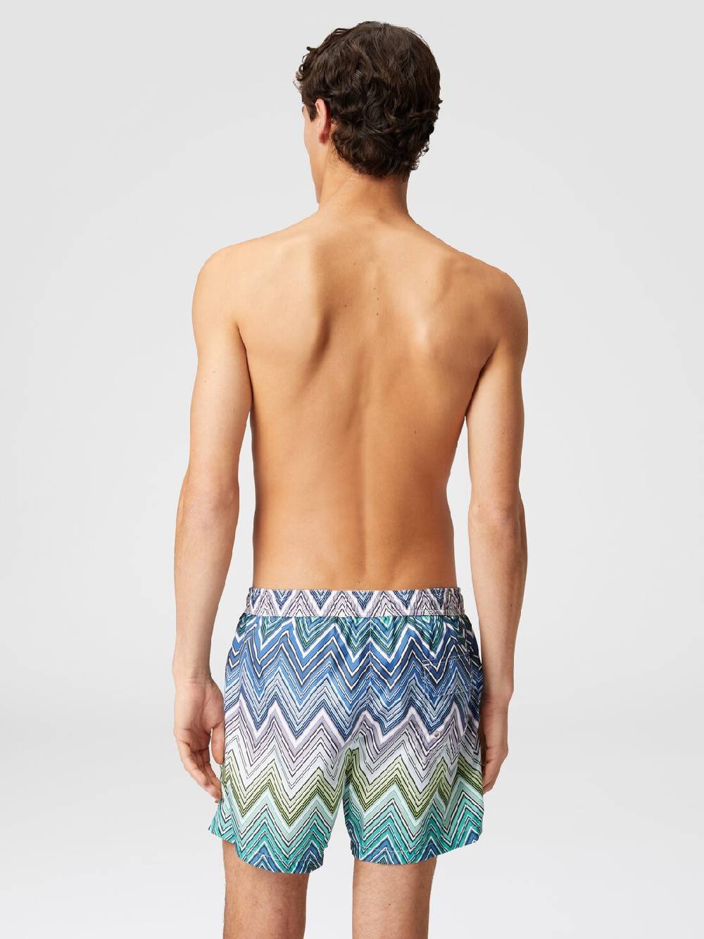 Missoni Boxer mare con stampa macro zig zag Presa