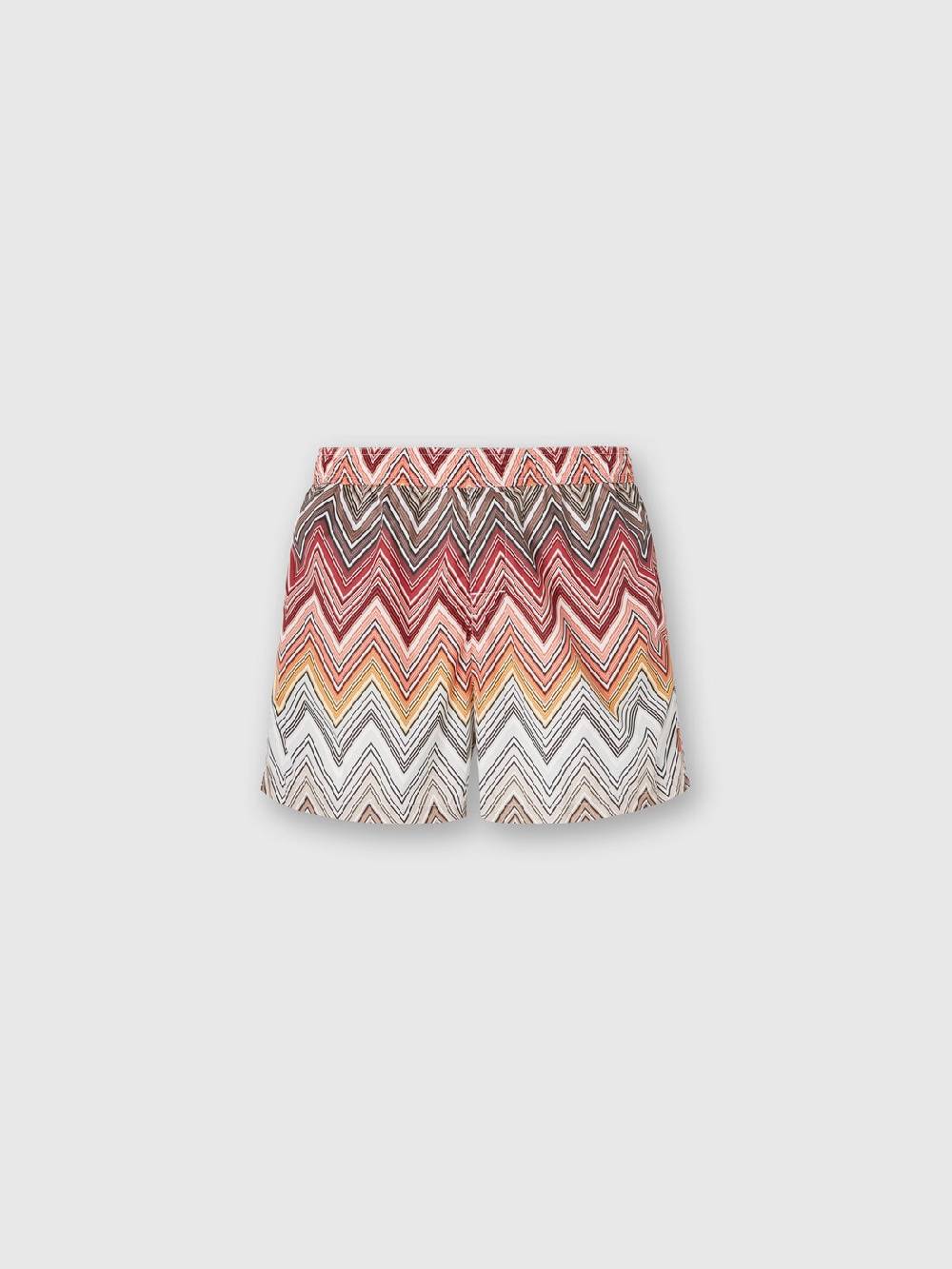 Missoni Boxer mare con stampa macro zig zag Sconto