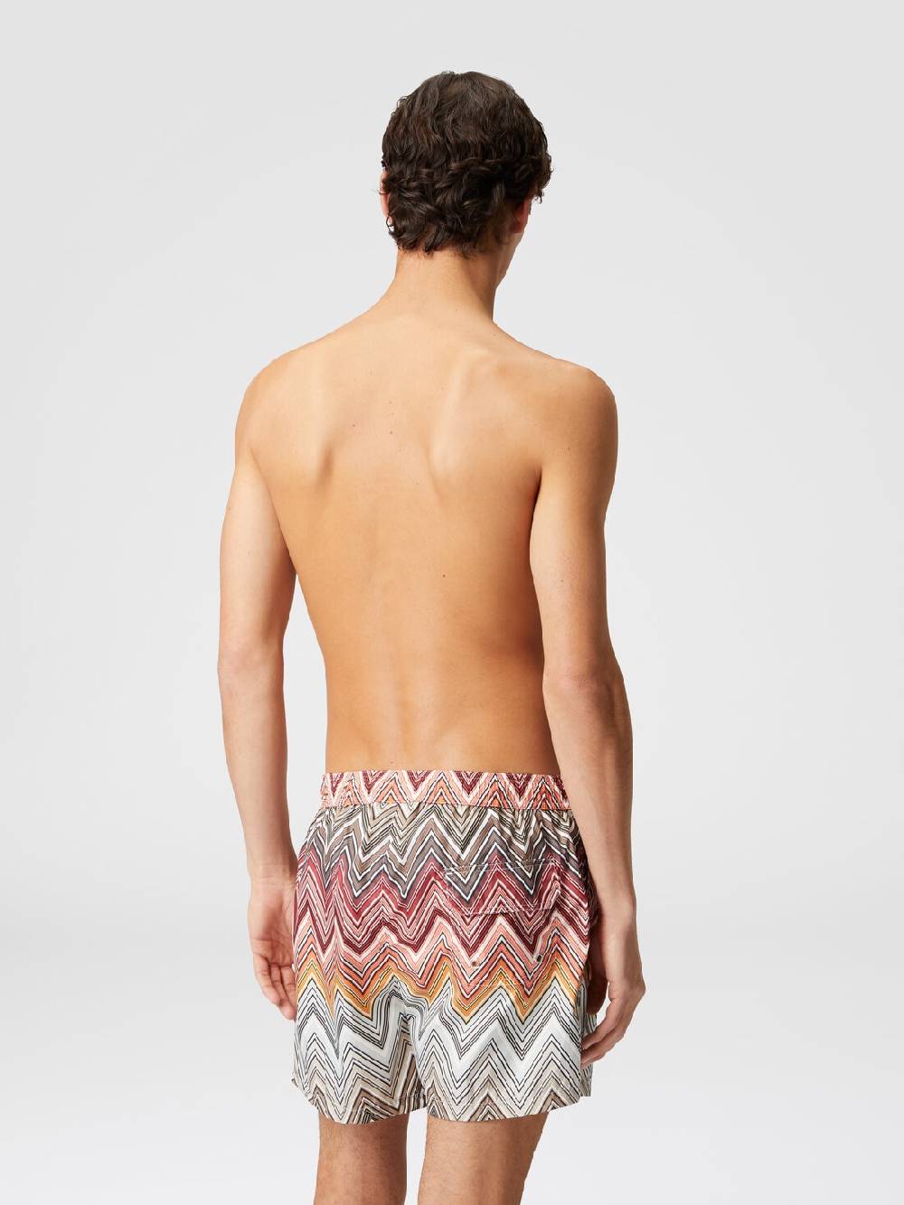 Missoni Boxer mare con stampa macro zig zag Sconto