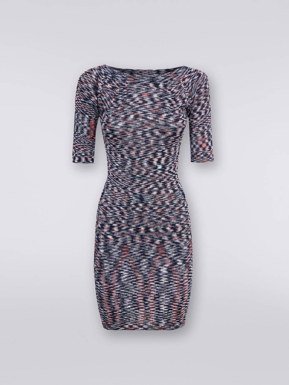 Missoni Mini-abito a maniche corte in misto viscosa fiammata Outlet
