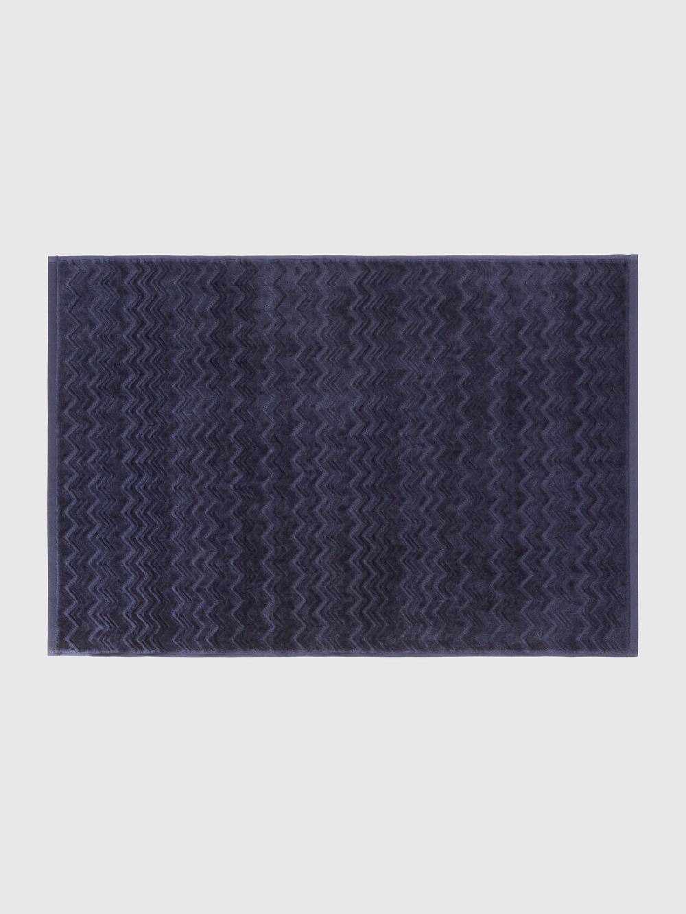 Missoni Tappetino da bagno Chalk 60x90 cm in cotone zig zag Nuova