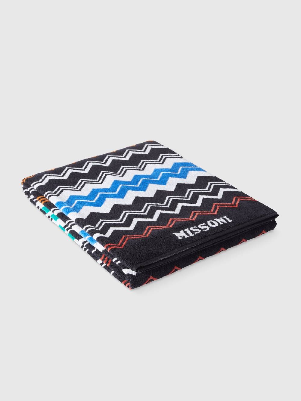 Missoni Telo mare 180x100 cm Neoclassic in spugna di cotone zig zag 2025