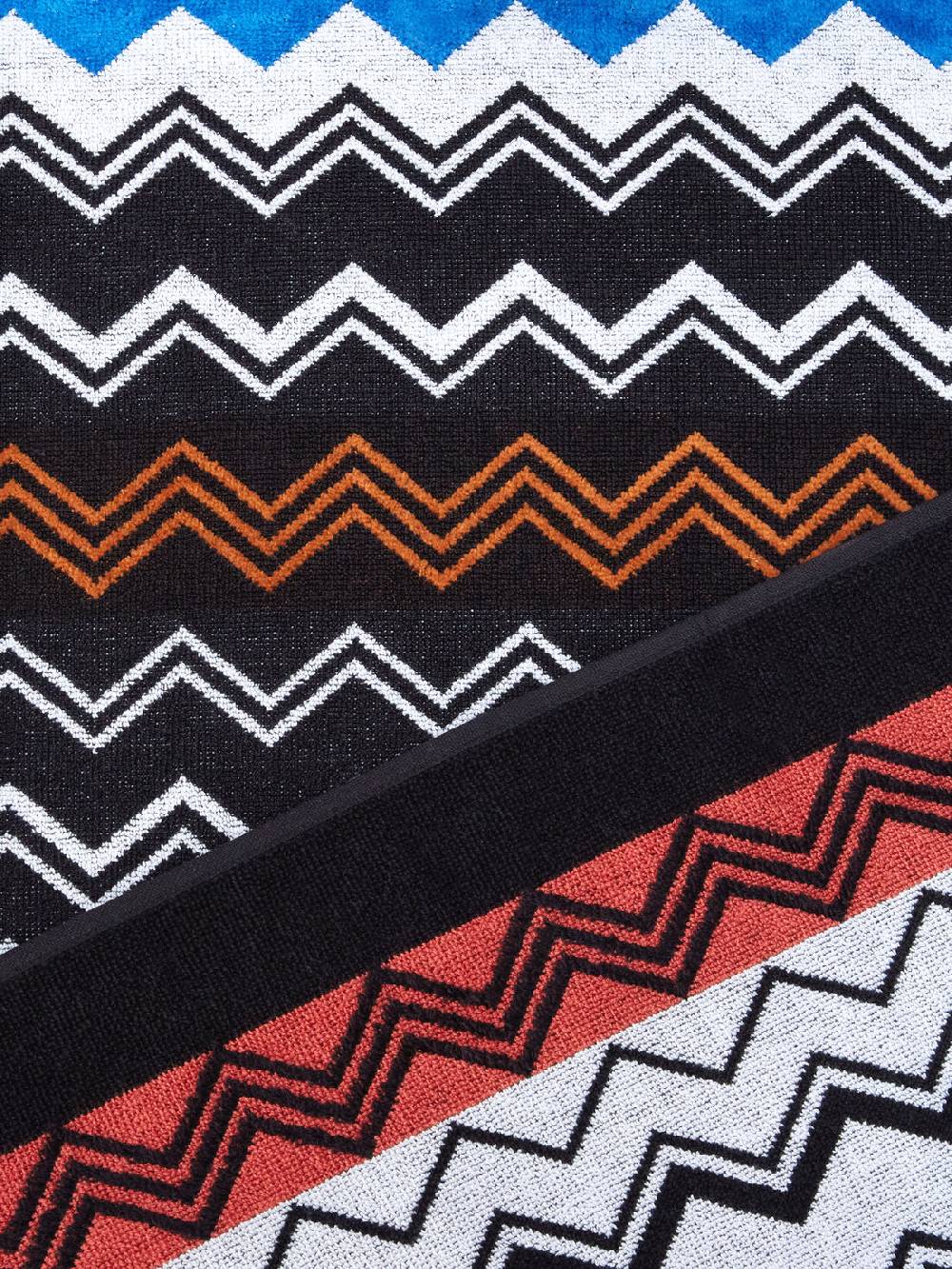 Missoni Telo mare 180x100 cm Neoclassic in spugna di cotone zig zag 2025