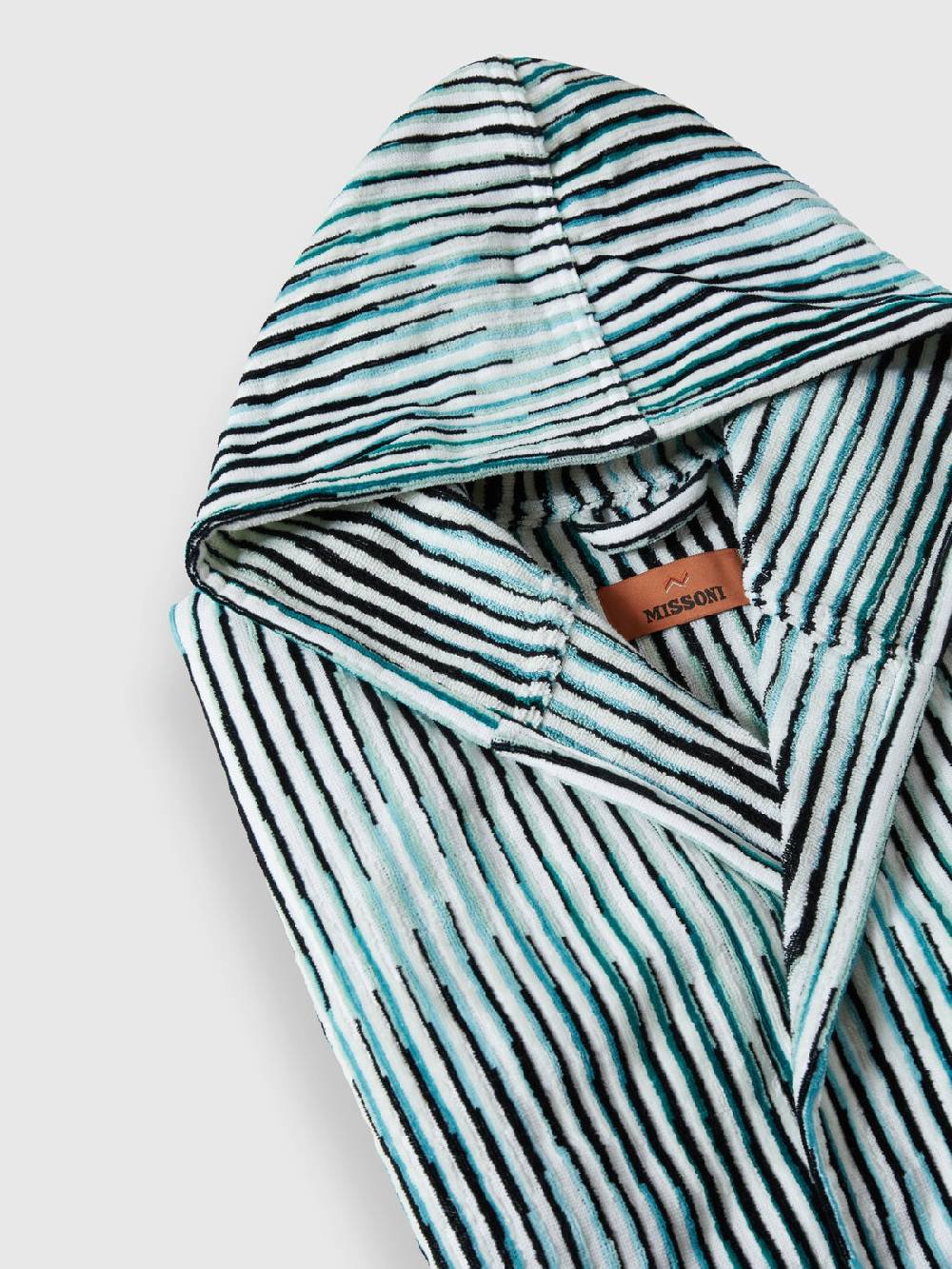 Missoni Accappatoio Arpeggio in spugna di cotone fiammata Italia