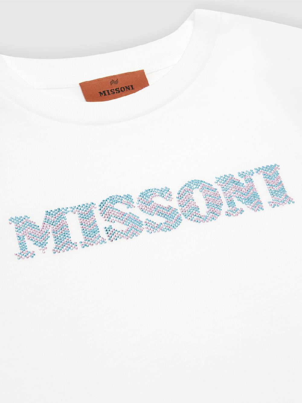 Missoni T-shirt in jersey di cotone logata Qualità Garantita