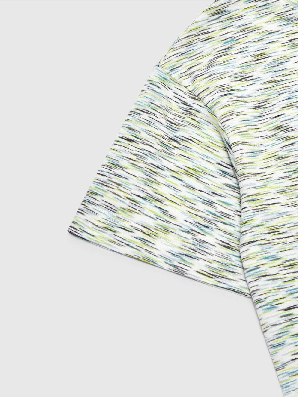 Missoni T-shirt in cotone fiammato con scritta logo Negozi Online