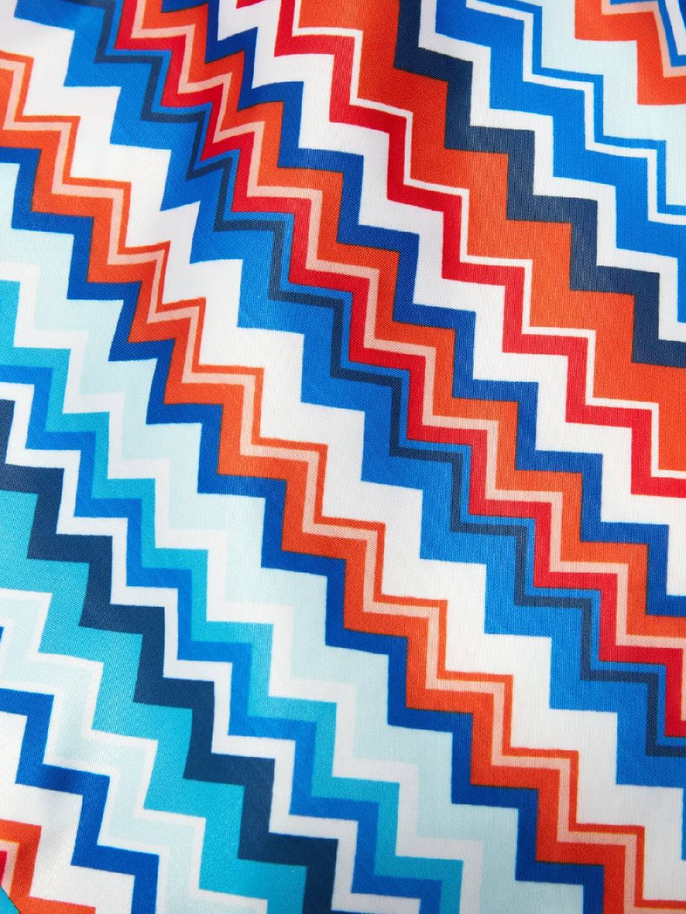 Missoni Boxer mare con stampa zig zag e logo Consegna Veloce