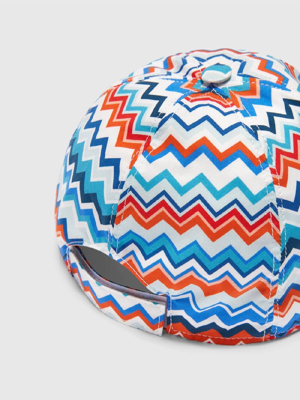 Missoni Cappello con visiera in cotone zig zag Promozione Limitata